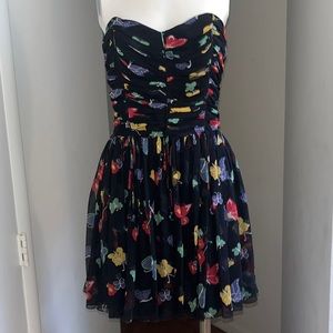 flirty butterfly  dress
